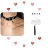 Black Bell Choker Sweet Cool Collar Female Collarbone Chain Neck Chain M Versatile Neck Strap Chocker Male Neck Ring Babes