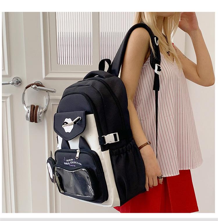 Japanese Style Sweet Anime Girl's Candy Color Lightweight Ita Backpack