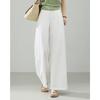 TERRE BLEUE Women's High-Waist Wide-Leg Casual Pants