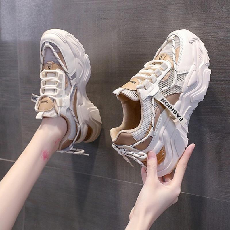 Mote Campus Kvinner Student Sneakers 2025 Vår Sommer Fritidsplattform Tennis Trenere Mote Basketball Sportssko Zapatollas Mujer