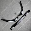 Front Bumper Lip Body Kit Spoiler Splitters for Mercedes C Class W205 S205 C180 C200 C220 C250 C300 2015-2018 Gloss Black ABS