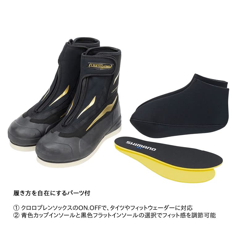 LTPR Ayu Fishing Wool Size 260 [Shimano] Shoes, FS500V, Black, (26.0 cm)