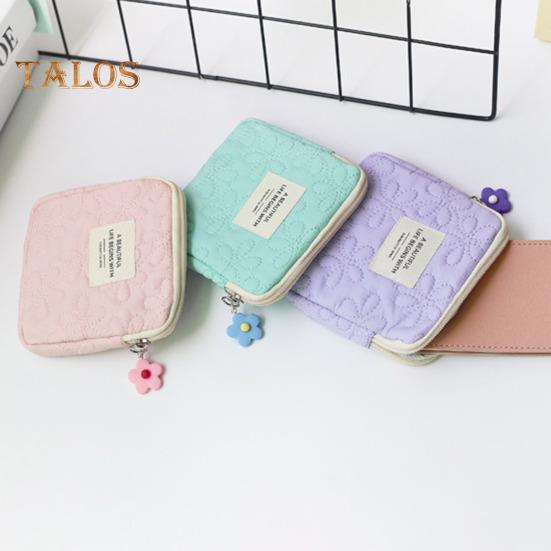 Fashion Women Small Cosmetic Bag Mini Coin Pouch Zipper Closure Lightweight Portable Travel Accessory Bag Storage