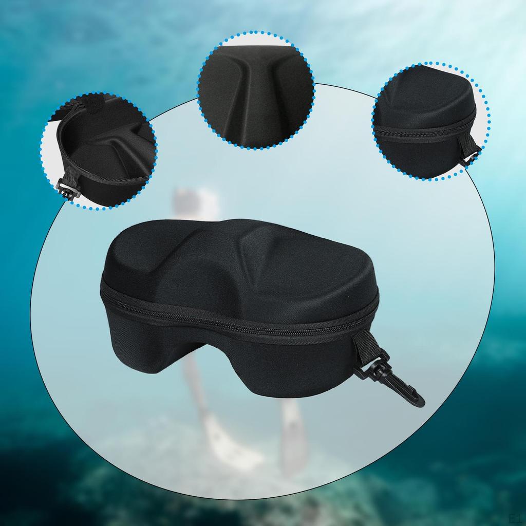 Diving Case Swimming Scuba Glasses Storage Box Accessories Carrying Bag EVA Travel Swim Goggles