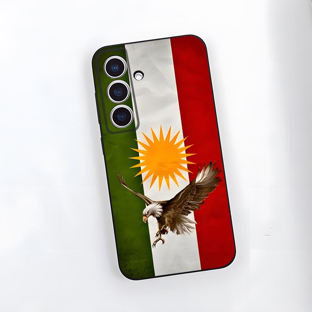 Kurdistan Flag Phone Case For Samsung A25 A13 A33 5G A54 A36 A35 A56 A52 A14 Shockproof Soft Cover