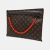 [Pre-Owned] A4 Pouch Monogram Leather Handbag - Very Good #X0MHRP
