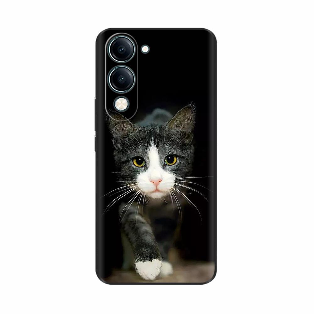 For Vivo Y19 5G Case Cool Painting Soft TPU Covers Black Silicone Back Cover for Vivo Y19 5G Y 19 Phone Cases Cartoon Fundas