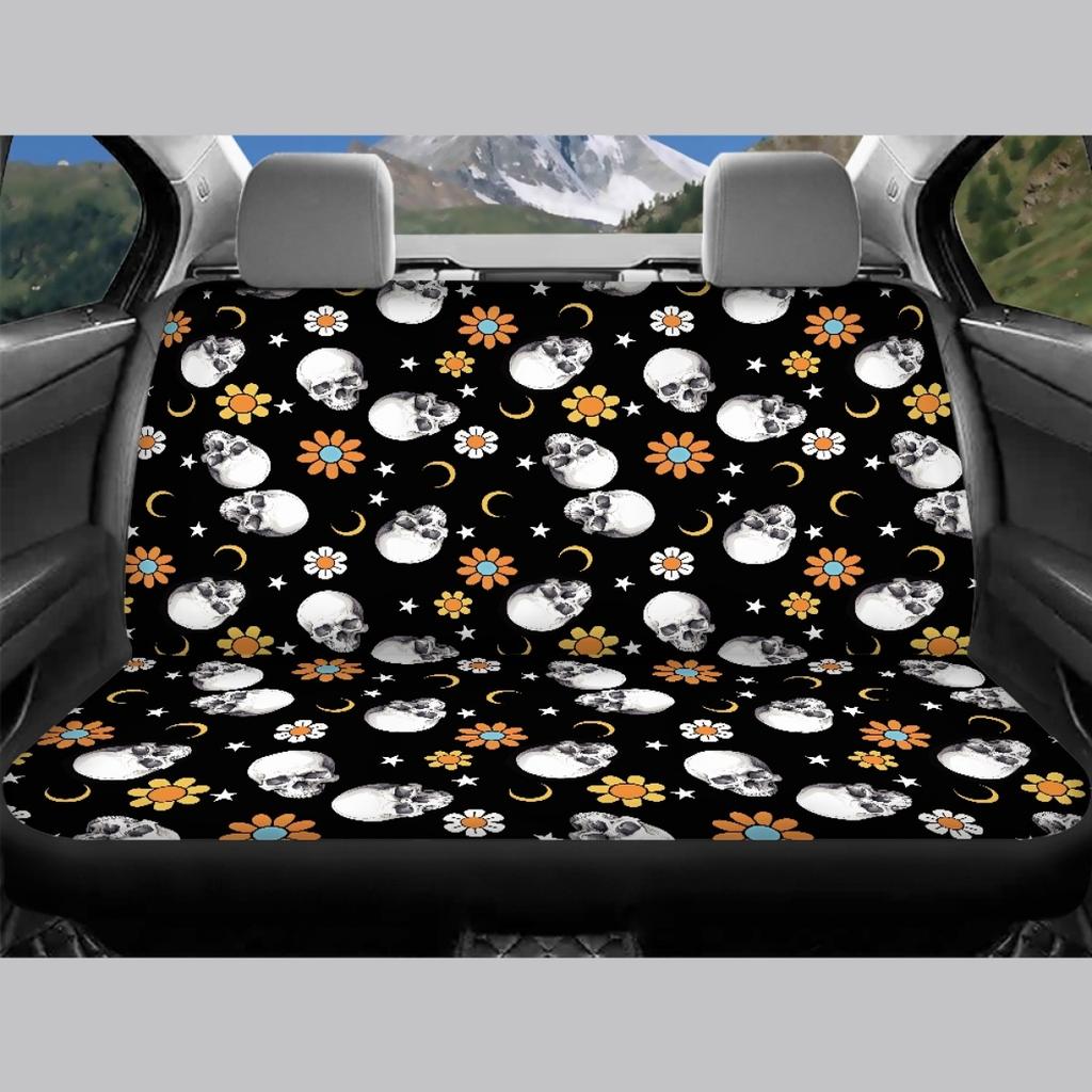 Car Seat Covers Full Set Digital Print Abstract Art Waterproof Airbag Compatible Front Rear Seat Cushions Cars SUVs Trucks