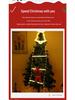 LED Santa Climbing Ladder Christmas Tree String Lights