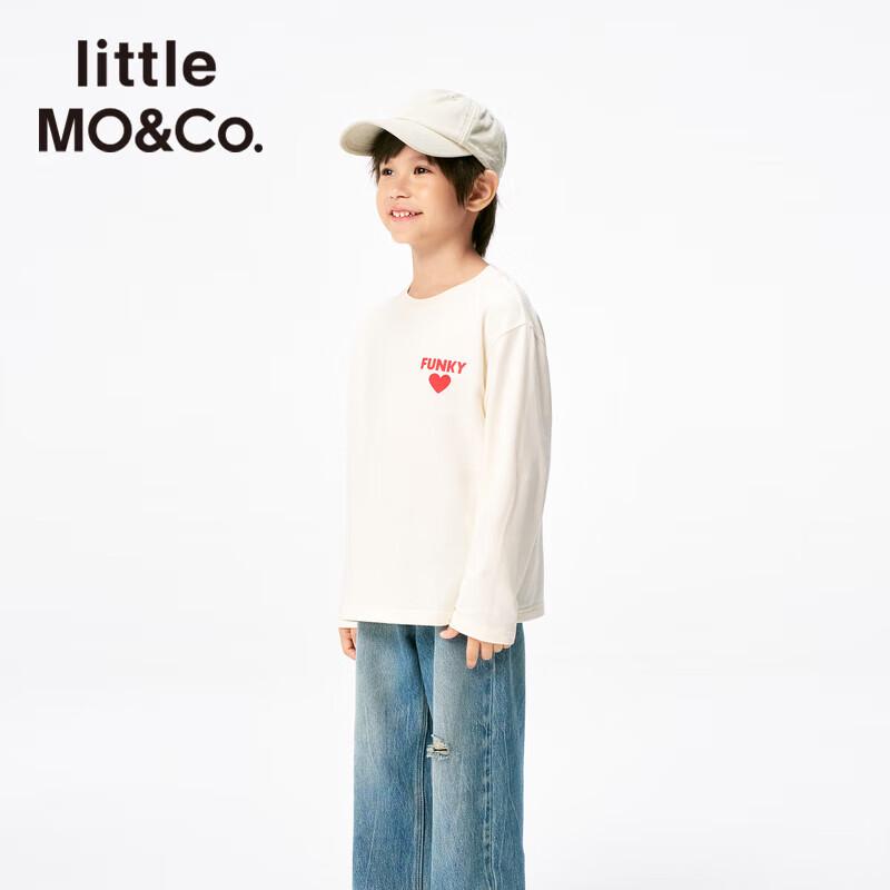 little MO&Co. Kids' Anti-Bacterial Love Heart Long Sleeve T-Shirt