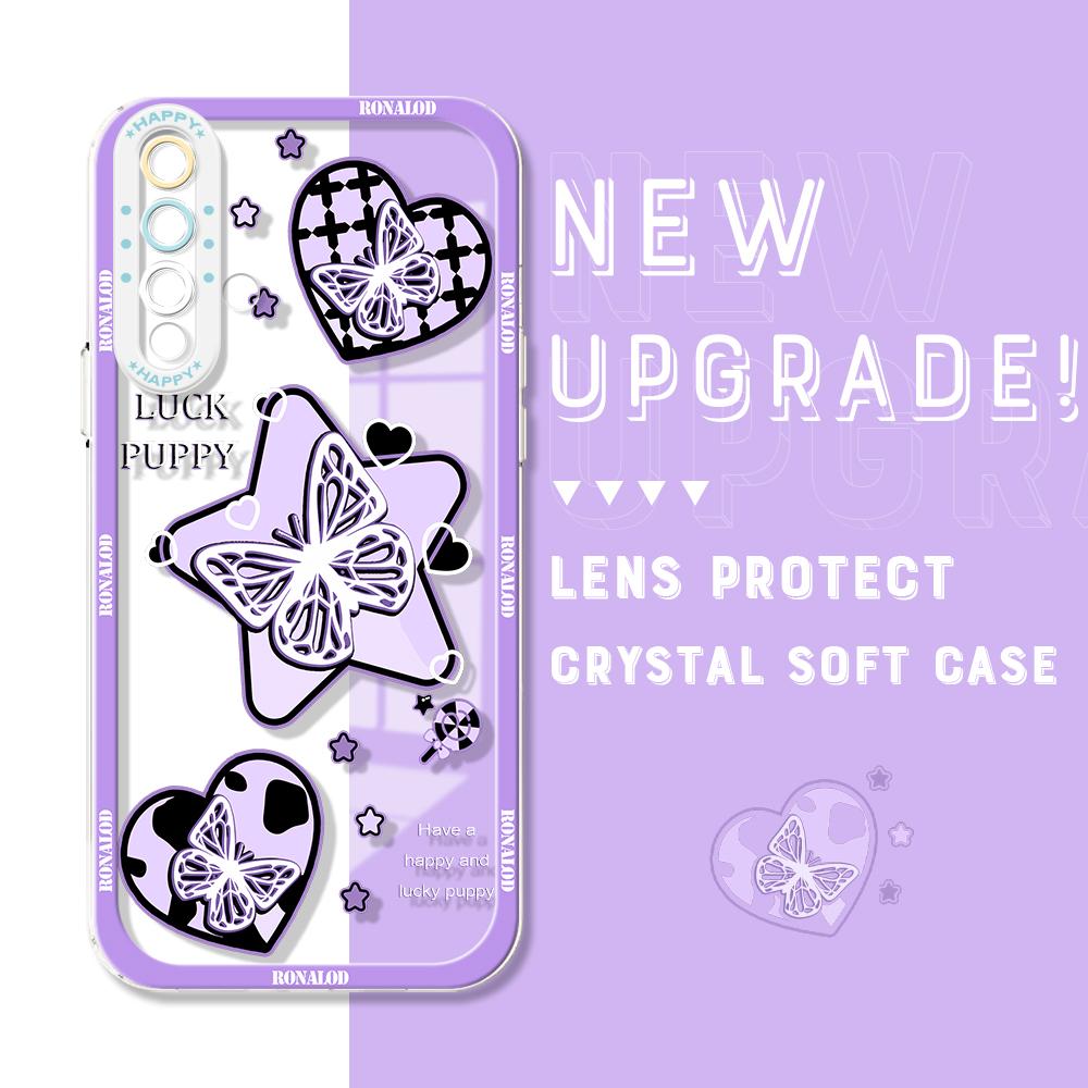 

Противоударный чехол с изображением астронавта и кристаллом, полное покрытие, защита камеры, прозрачный мягкий чехол для телефона для Huawei Honor iPhone Infinix Tecno Infinix Hot 30