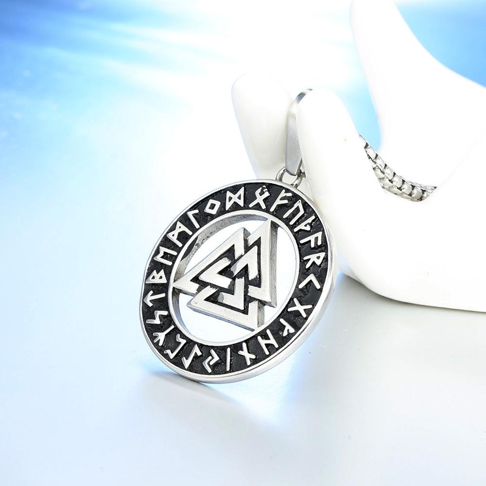Hip-hop Retro Necklace Men's Trendy Cool Style Pendant Chain