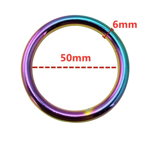 Small Large Male Ball Scrotum Stretcher Metal Penis Lock Cock Ring Bondage Restraint Delay Ejaculation BDSM Sex Toy for Man