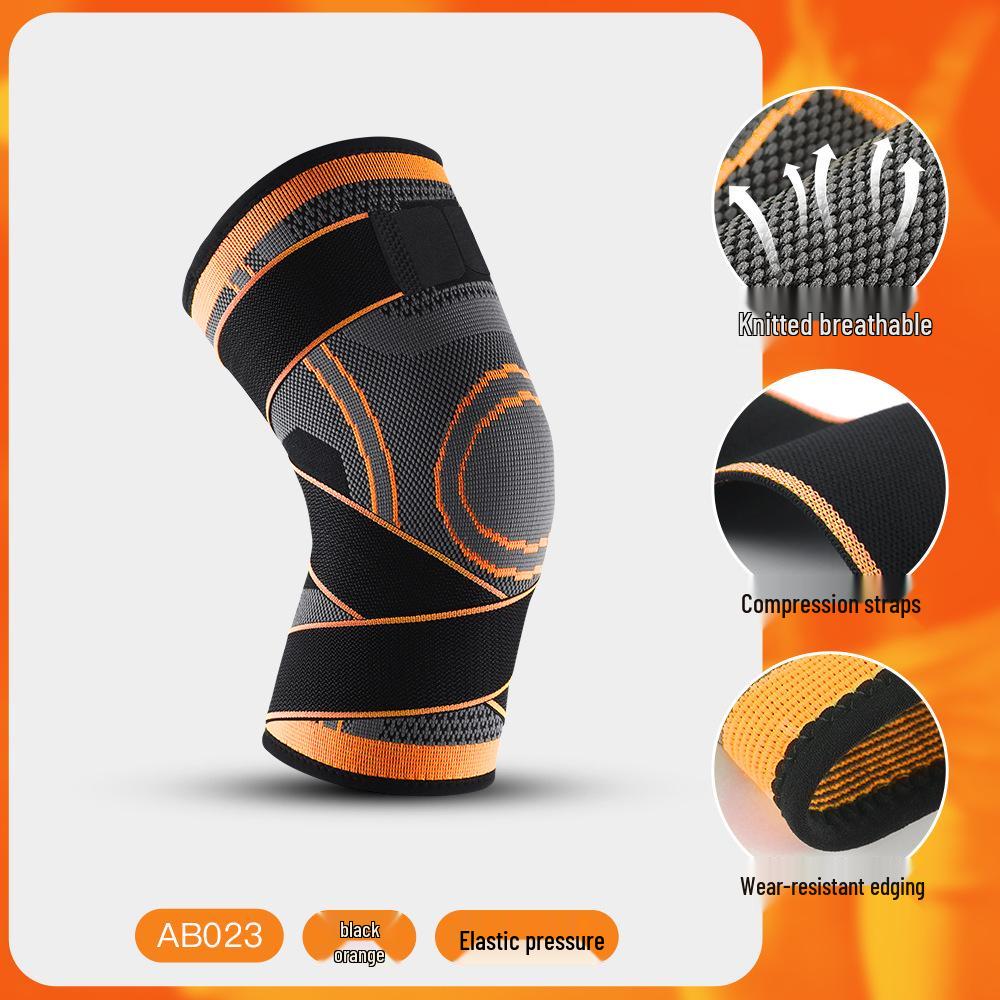 

Multisport Compression Knee Pad: Basketball, Cycling, Running Protection XL (Thigh: 36-39cm)