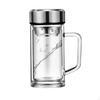 Tea Infuser Cup with Handle Large Capacity Portable Separation Bottle LeakResistant Seal Double