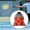 10 Pieces Tennis Balls with Storage Mesh Bag Workout for Pet Dog Adults Kids Yellow