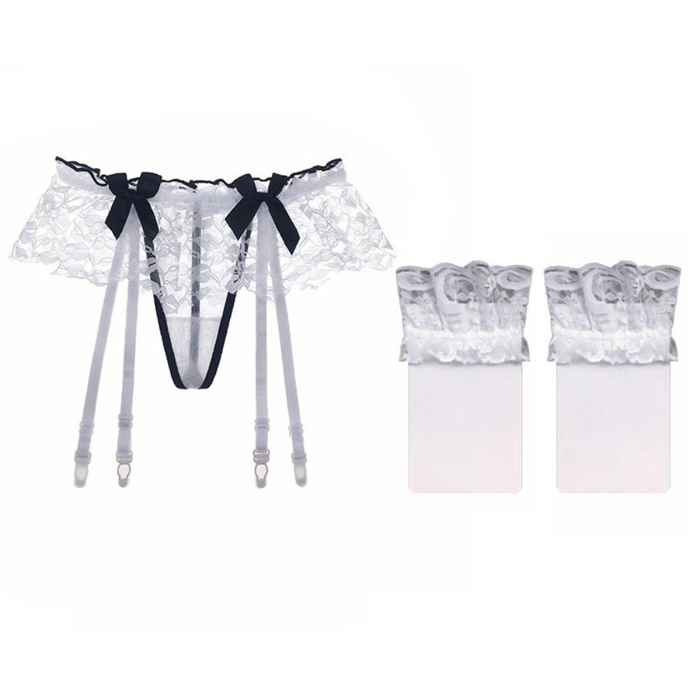 Garter Set Lace Sexy Stockings Seduction Perspective Long Barrel Garter Socks Hot Adult Sex Underwear