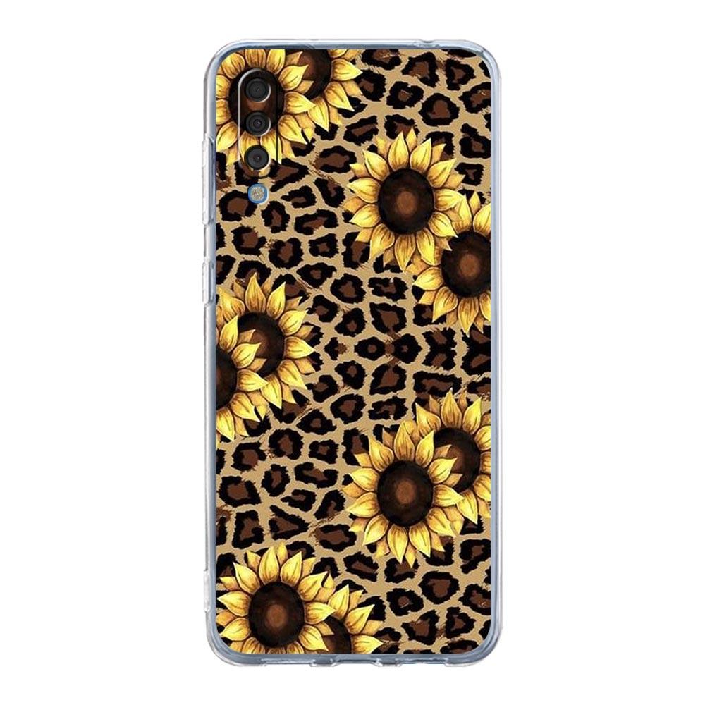Phone Case For Samsung A14 A50 A70 A30 A40 A20E A10S A20S A02S A04S A12 A22 A32 A34 A42 A52 5G A54 Tiger Leopard Flower Cover