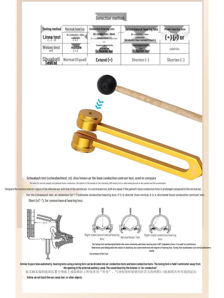 Aluminium Stimmgabel Lehrmittel Set - 8-teiliges farbiges Set mit Geschenkbox