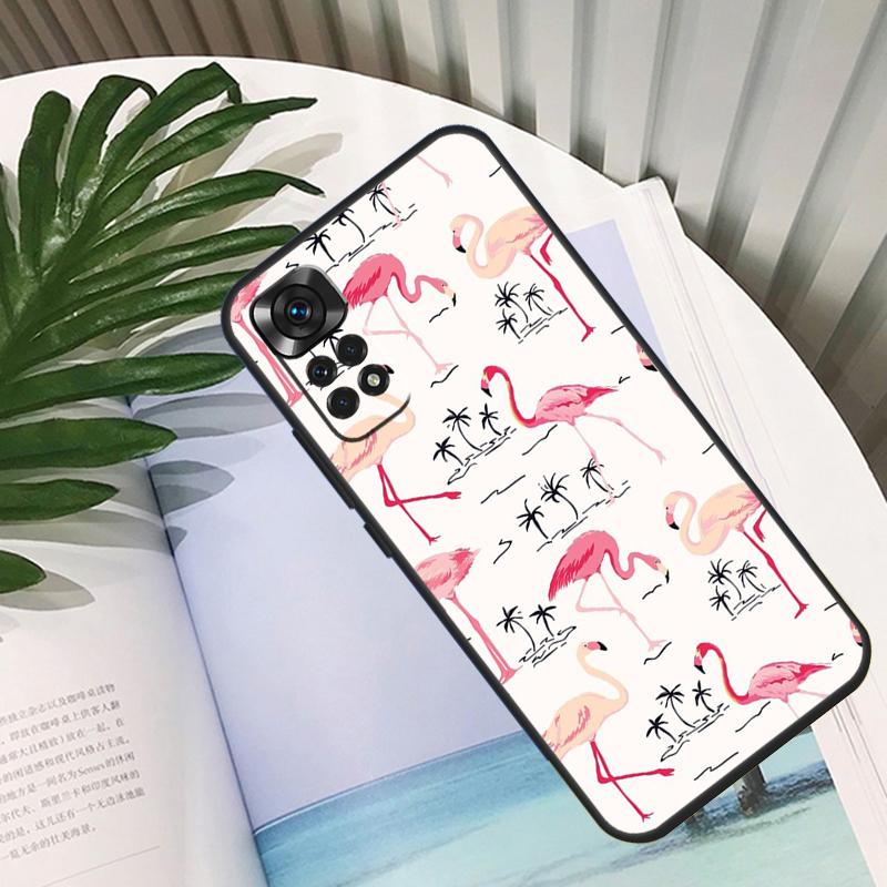 Flamingo Bird Case For Xiaomi Redmi Note 9 8 10 11 12 Pro Note 11S 10S 9S Redmi 12C 9C 10A 10C Back Cover