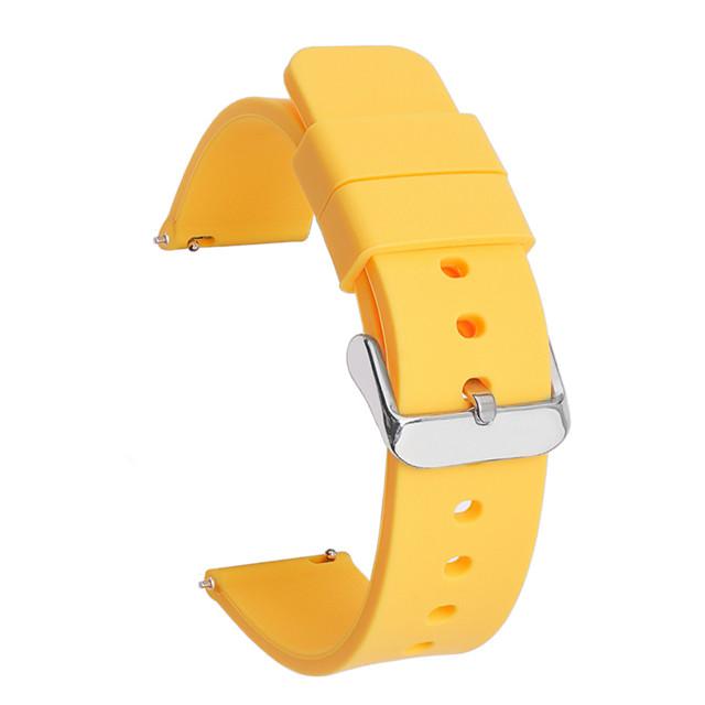 Silicone Watchband Strap Quick Release Band 12mm 14mm 16mm 18mm 19mm 20mm 21mm 22mm 24mm Universal Wristband Belt Accessories
