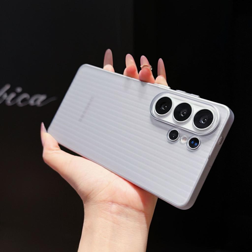 Applicable to Samsung S11ultra ice mist corrugated magnetic mobile phone case S11 + skin matte stripe simple PC hard case