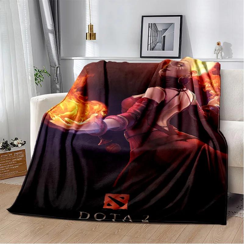 3D Klassiker Spiel Dota2 Gamer Decke, Weiche Wohndecke für Zuhause Schlafzimmer Bett Sofa Picknick Reise Büro Ruhe Abdeckung Decke Kinder