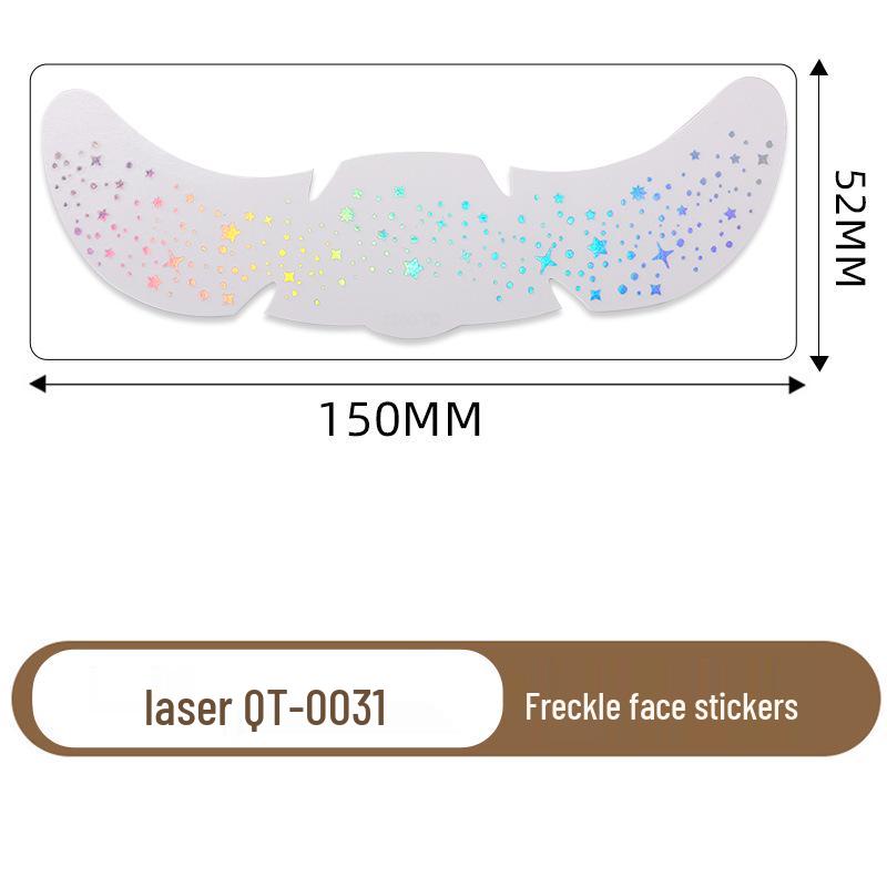 Cross Hot Stamping Tattoo Stickers: Waterproof Glitter Stars & Butterflies for Party Makeup & Stage Performance