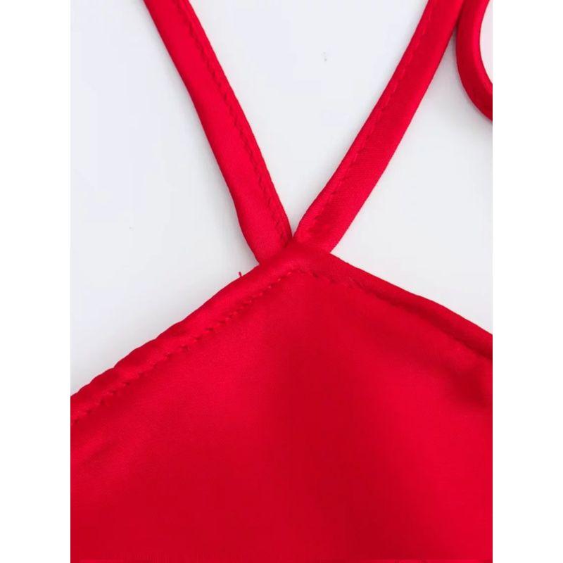 Women's New Fashion Style Silk Satin Texture Dress