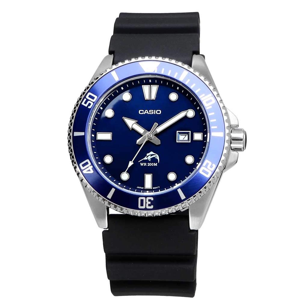 Diver Watch Series Overseas Model [Casio] MDV-106B-2AV Men's Blue