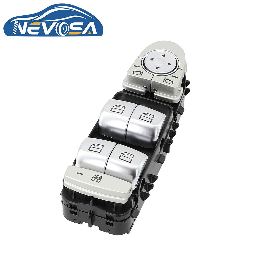 NEVOSA 2139050000 For Benz W213 C Class Electric Power Door Glass Button Window Control Switch 2139054803 A2139050000 Car Parts