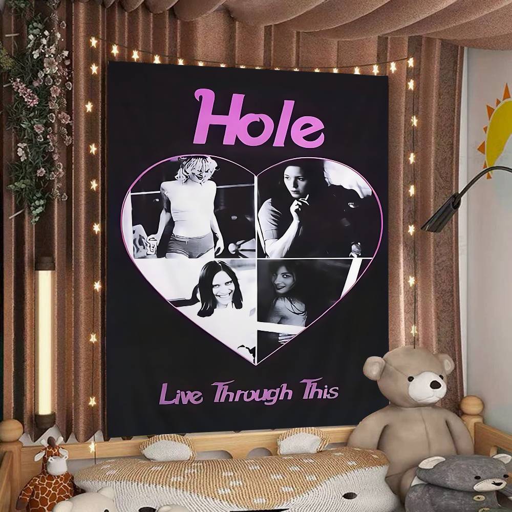 

Band Hole Colorful Tapestry Wall Hanging Bohemian Wall Tapestries Mandala Wall Art Decor 74x94cm(29x37in)