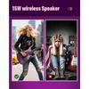 Enya Inspire Electric Guitar 39 inch - Smart Carbon Fiber Guitar with 15W Wireless Speaker, 20 Tones, Onboard Presets, Cable, Wrench, Gig