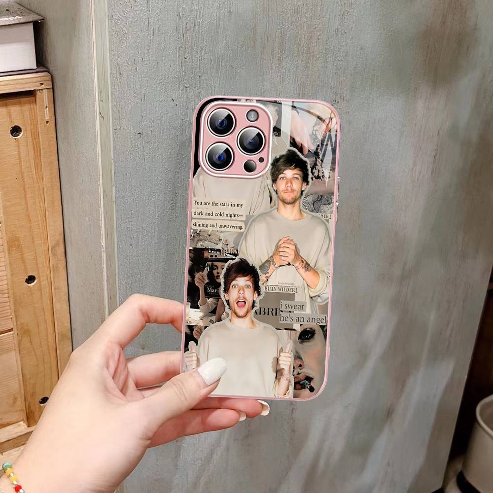 L-Luis M-Miguel Singer For IPhone 14 13 12 Mini 11 Pro XS Max X XR 14 Plus Tempered Glass Cover