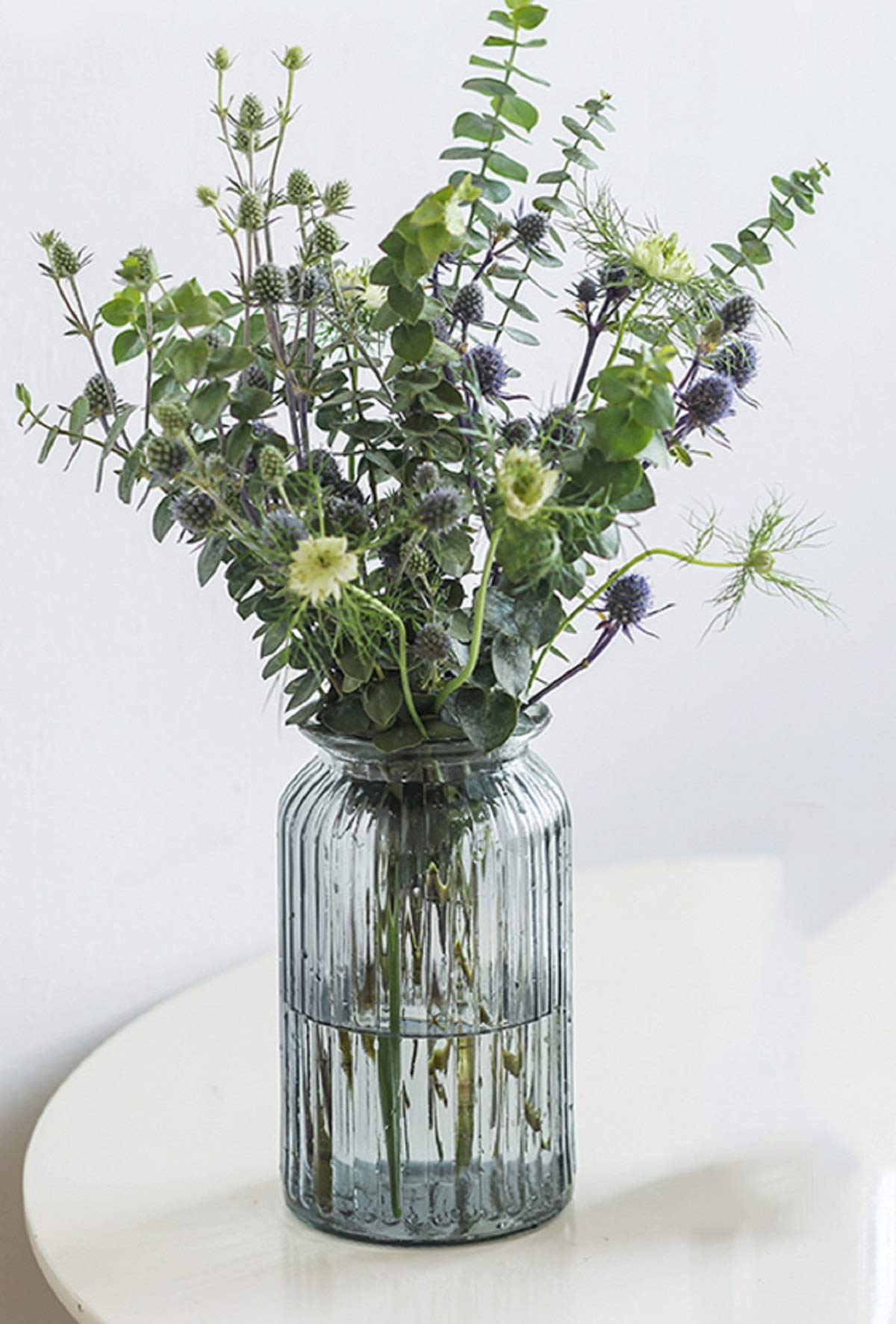 

Стеклянная ваза Прозрачная стеклянная основа для цветов Большая прямая цилиндрическая стеклянная ваза Ваза для цветов Прозрачная Европейский стиль Основа для цветов Стеклянная ваза Скандинавский стиль