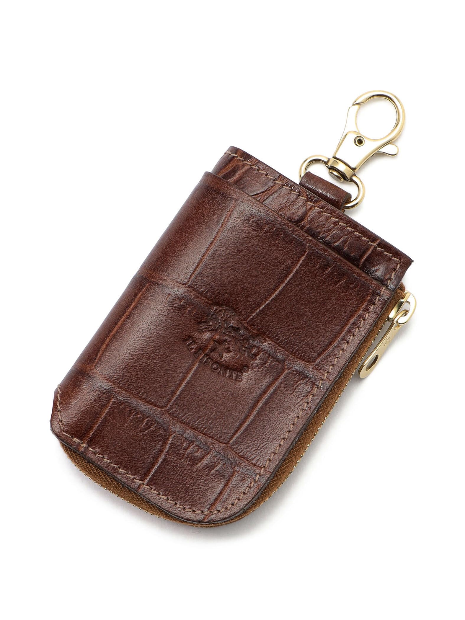 

WEB limited key case F Brown [Il Bisonte] 54_1_54232306051 коричневий