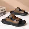 Fashion New Trend Mens Beach Shoes Quick Dry Male Slippers Summer Outdoor Non-Slip Men Half Drag Leisure Walk Sandals Stylish Flip-flops