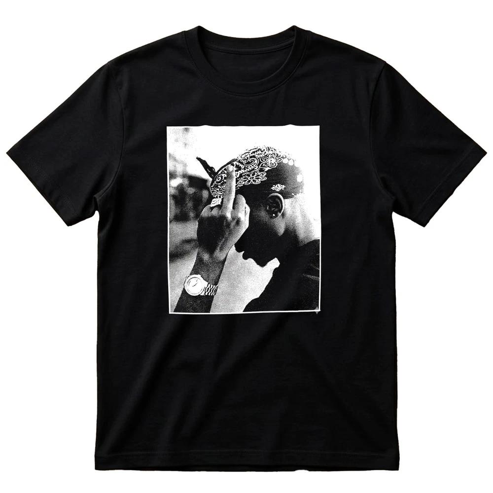 Tupac Bandana Graphic Tee 2Pac Rap Music TShirt a Perfect Gift S