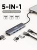 CableCreation USB Type C HDMI Hub with 100W and 3 USB Compatible with iPhone iPhone 15 Pro MacBook MacBook Air iPad Surface and XPS 5-in-1 4K@30Hz