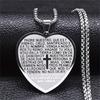 Fashion Trend Love Cross Men and Women Retro Pendant Necklace