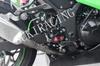 SUKIRACING Adjustable CNC Rearsets for NINJA250R EX250 EX250K EX250R 2008-2012 (Black)