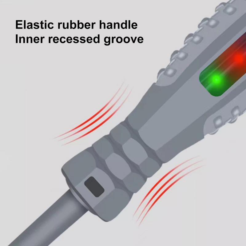 Voltage Tester Screwdriver Live Wire Electrician Tester Magnetic Tester Screwdriver 24V-250V Voltage Detector for AC/DC Circuit