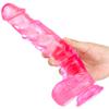 Großer Kiel Dildo Großer Simulationsdildo Kristallfarbe Weiblicher Masturbator Erwachsenenprodukte