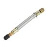 A ABSOPRO Tire Valve Stem Air Inflation Adapter Durable 120mm Long Tire Valve Extension Pure Copper Stainless Steel Silver Tone