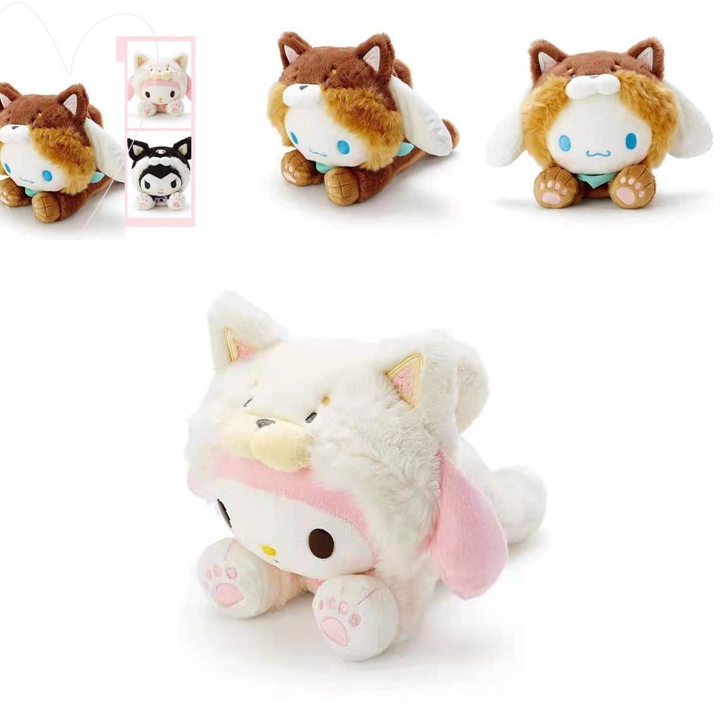 Kuromi Plush Toy With My Melody Soft And Cute Stuffed Doll For Home Decor