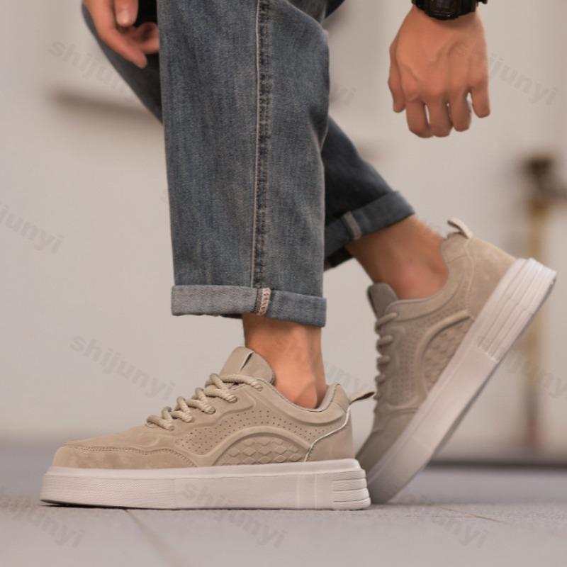 Fashion 2025 Autumn New Retro Low Top Thick Soled Casual Shoes for Men Fashion Trend Versatile Comforatble Breathable Platform sneakers