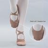 Adult & Children's Soft Sole Stretch Fabric Dance Shoes for Ballet & Latin Practice