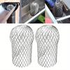 Roof Gutter Guard Filters 3 Inch Expand Aluminum Filter Strainer Stops Blockage Leaf Drains Debris Drain Net Cover