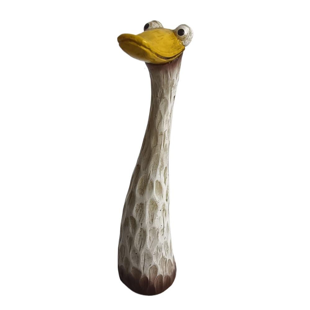 

Забавные статуэтки кричащих кур, изделия из смолы, куриная фигурка, украшения в виде утки и гуся, декор для патио белый