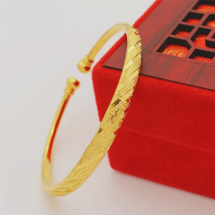 Langlebiges vietnamesisches Goldsand Open Star Armband – Eurovergoldeter Hochzeitsschmuck